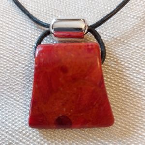 Silpada Sponge coral necklace